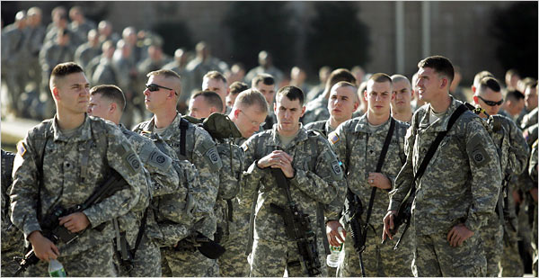 Přesun amerických vojáků na cvičení